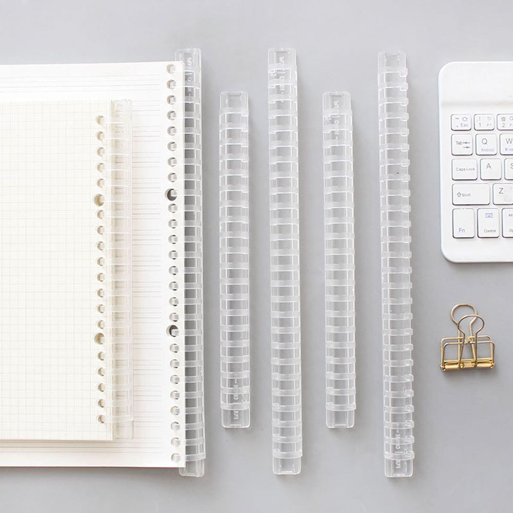 Binding Comb Plastic - حلقات تجليد دائرية لدفاتر الملاحظات وألبومات