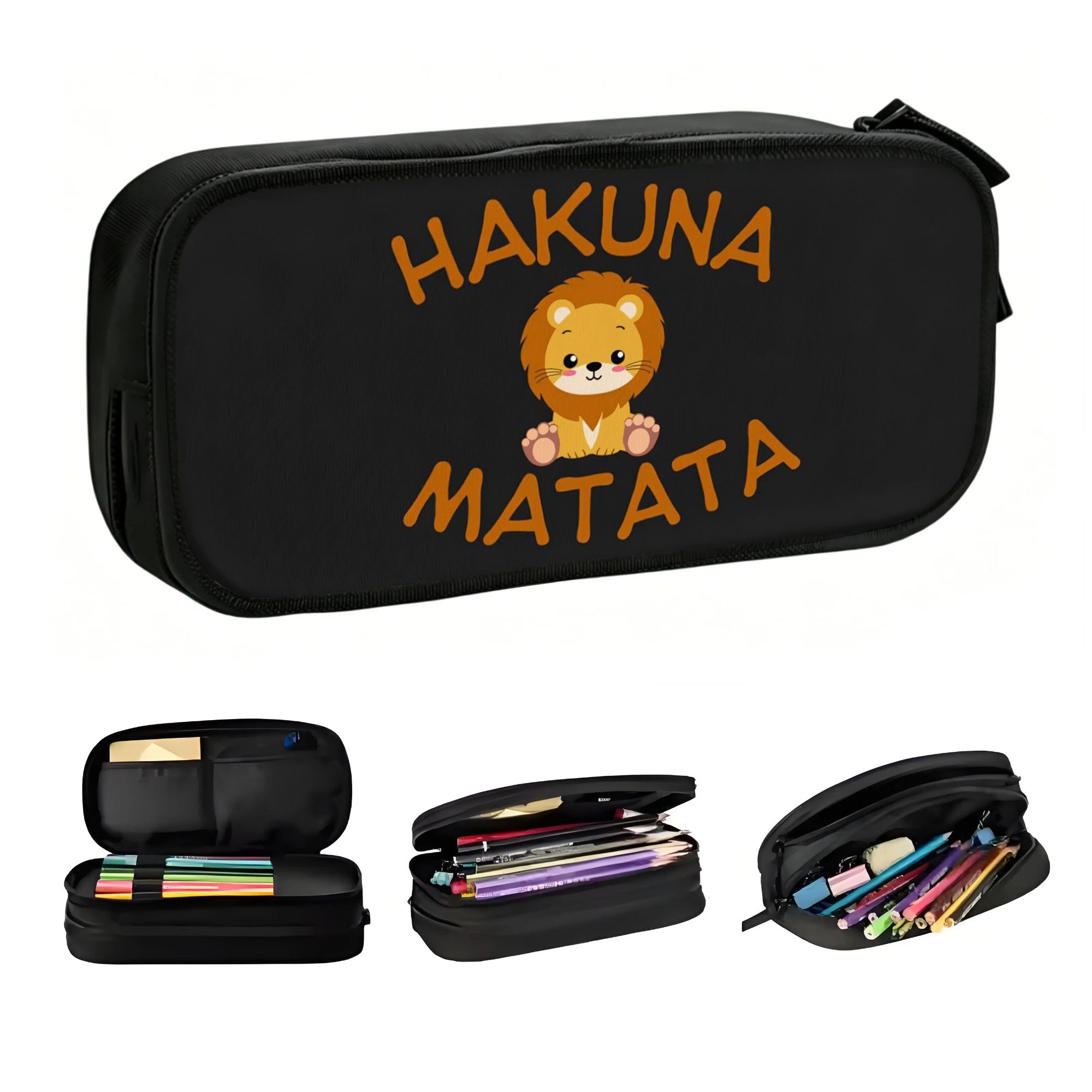 Lion Stationery & Office Supply(Kunshan)Co.Ltd - حافظات أقلام رصاص كرتونية كبيرة السعة