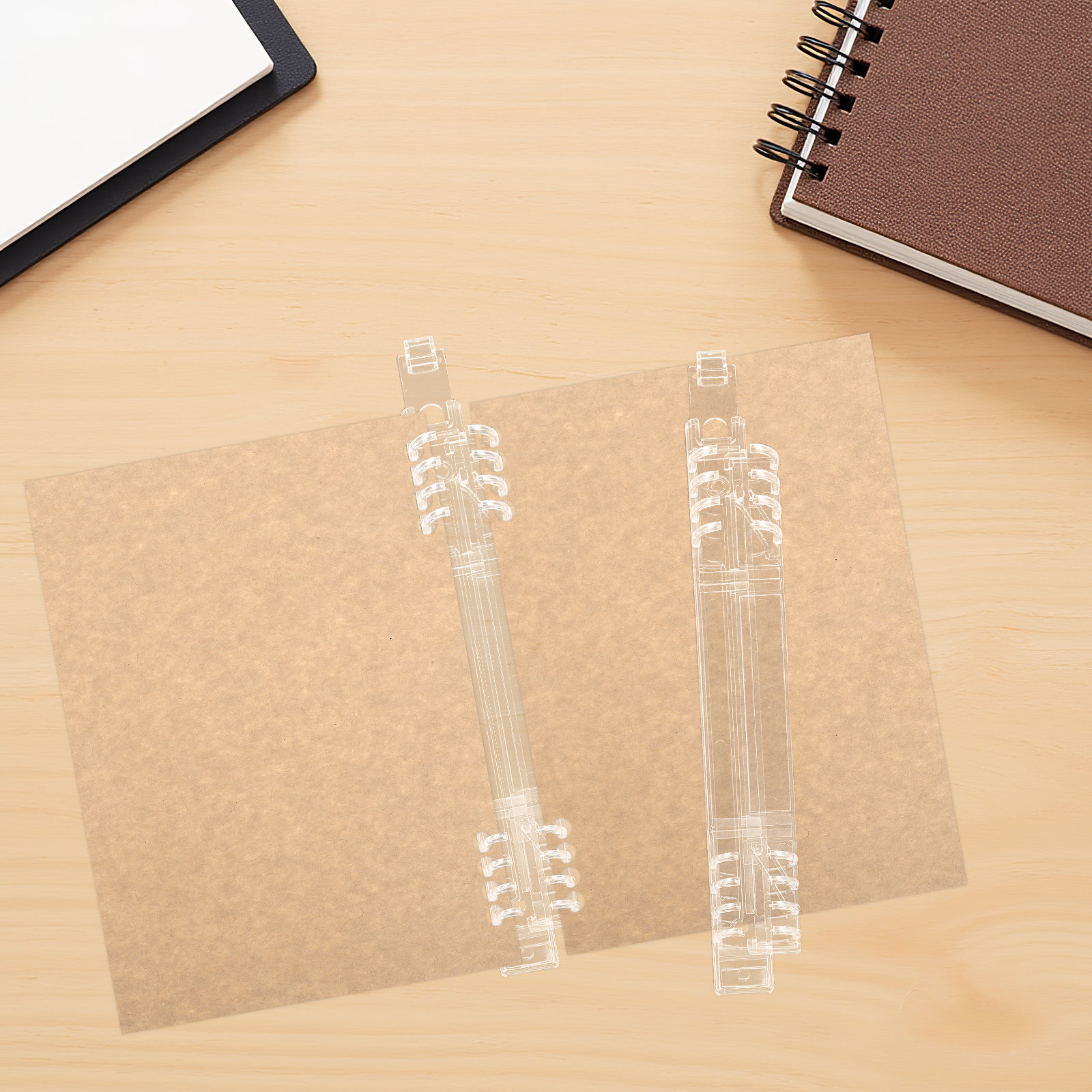 Binding Comb Plastic - 10 قطع حلقات تجليد حلزونية بلاستيكية،