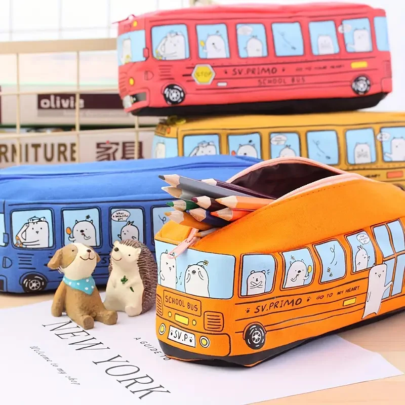 Stationery Office And School Supply Stores - حقيبة أقلام رصاص قماشية إبداعية كبيرة
