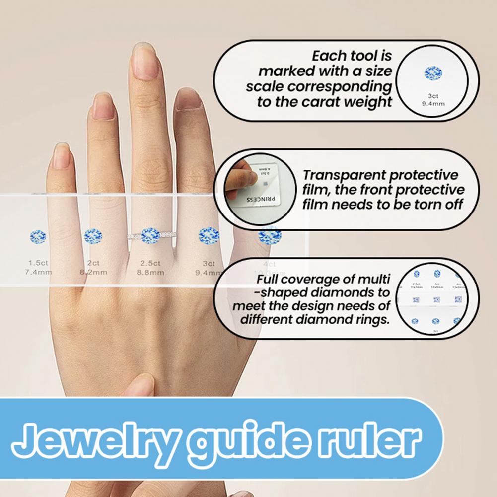 Ruler Set Transparent - مسطرة متينة من الأكريليك الشفاف مجموعة