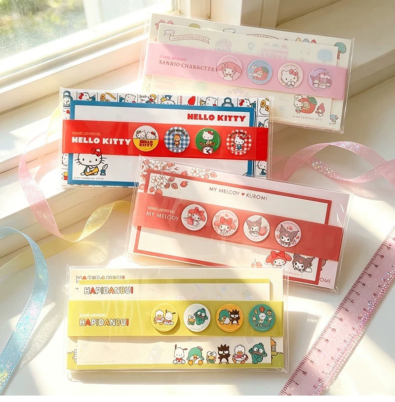 Office Supply Office Stationery Items - مجموعة ملاحظات لاصقة كرتونية من سانريو