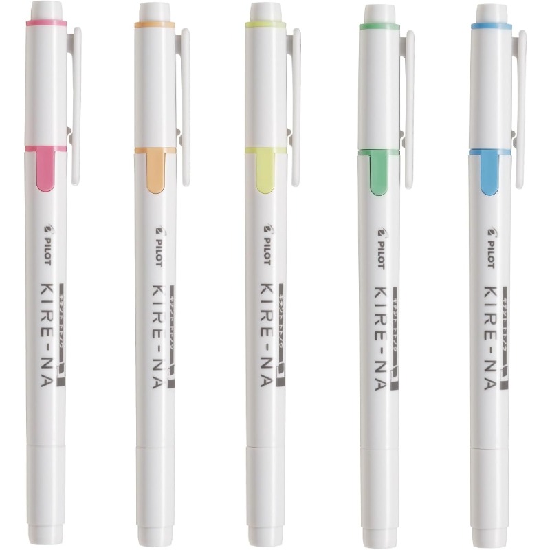 Highlighter Set Pastel - مجموعة أقلام تحديد PILOT KIRE-NA ذات