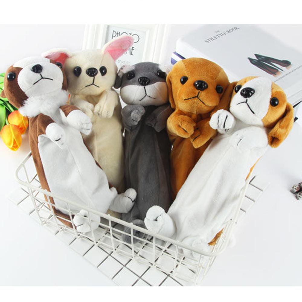 Office Supply Office Stationery Items - الكرتون القطيفة الكلب حقيبة أقلام رصاص