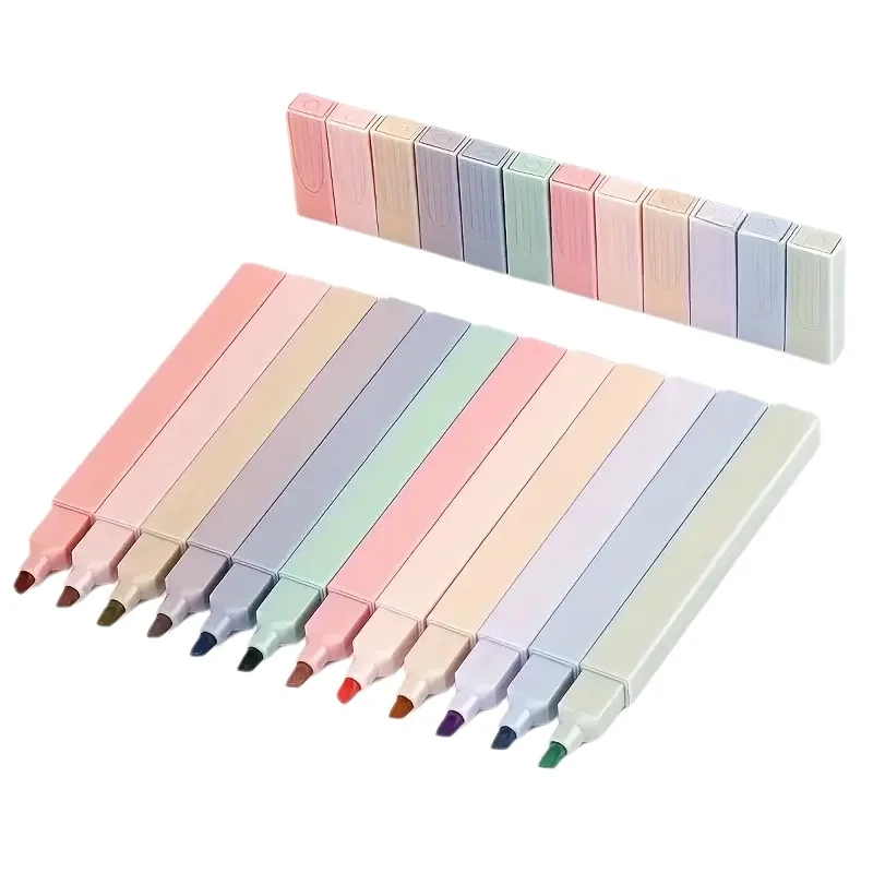Highlighter Set Pastel - أقلام تحديد فلورسنت بـ 12 لونًا