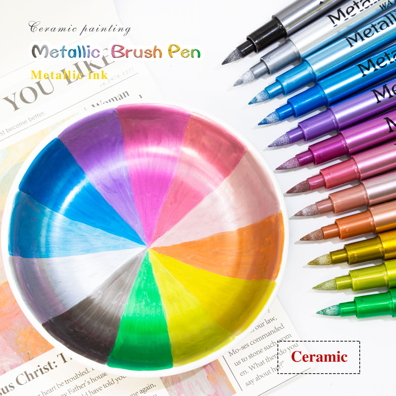 Whiteboard Marker Set - 24 لونًا من علامات الطلاء الأكريليك