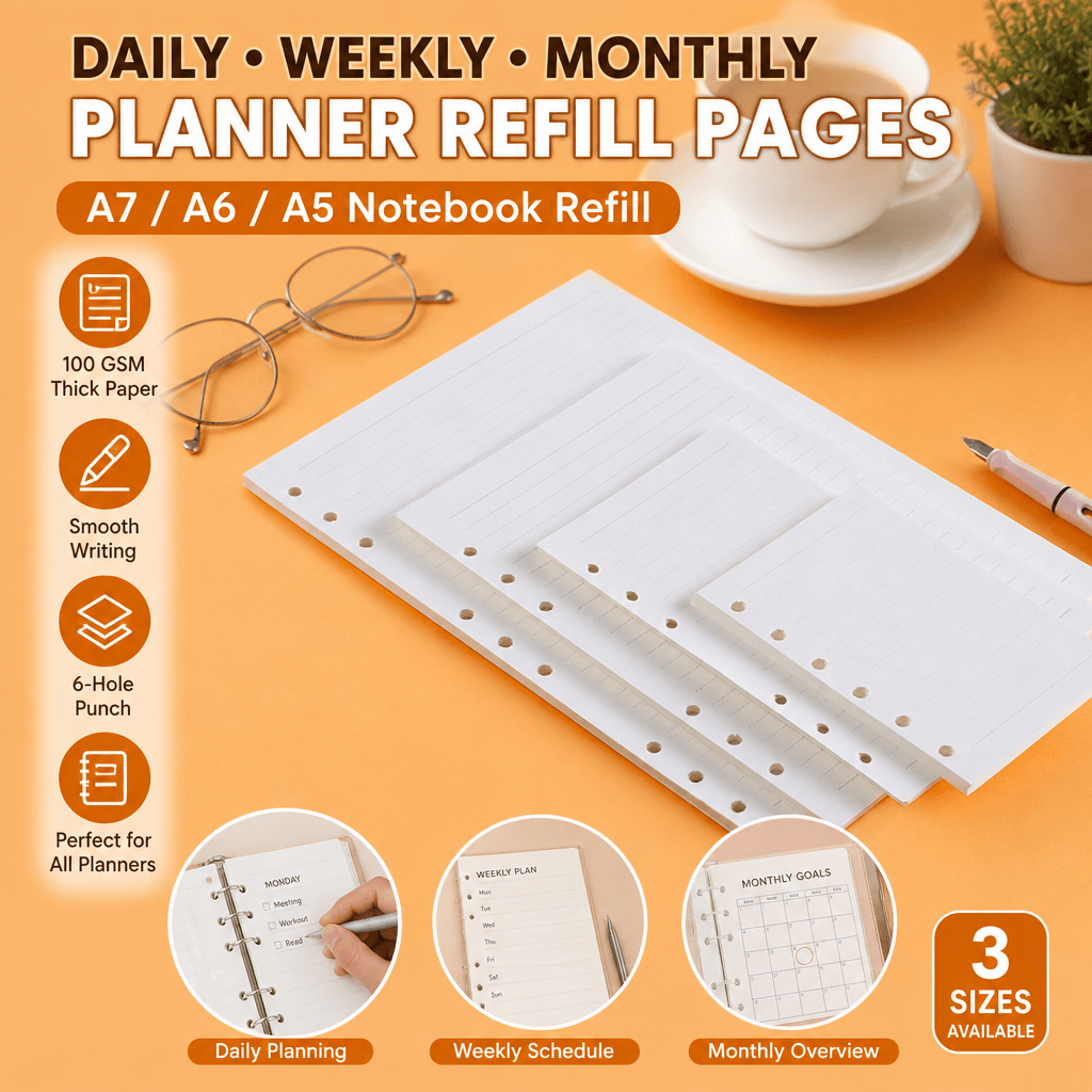 Notebook Dotted A5 - أوراق إعادة تعبئة للمخططات مقاس A5