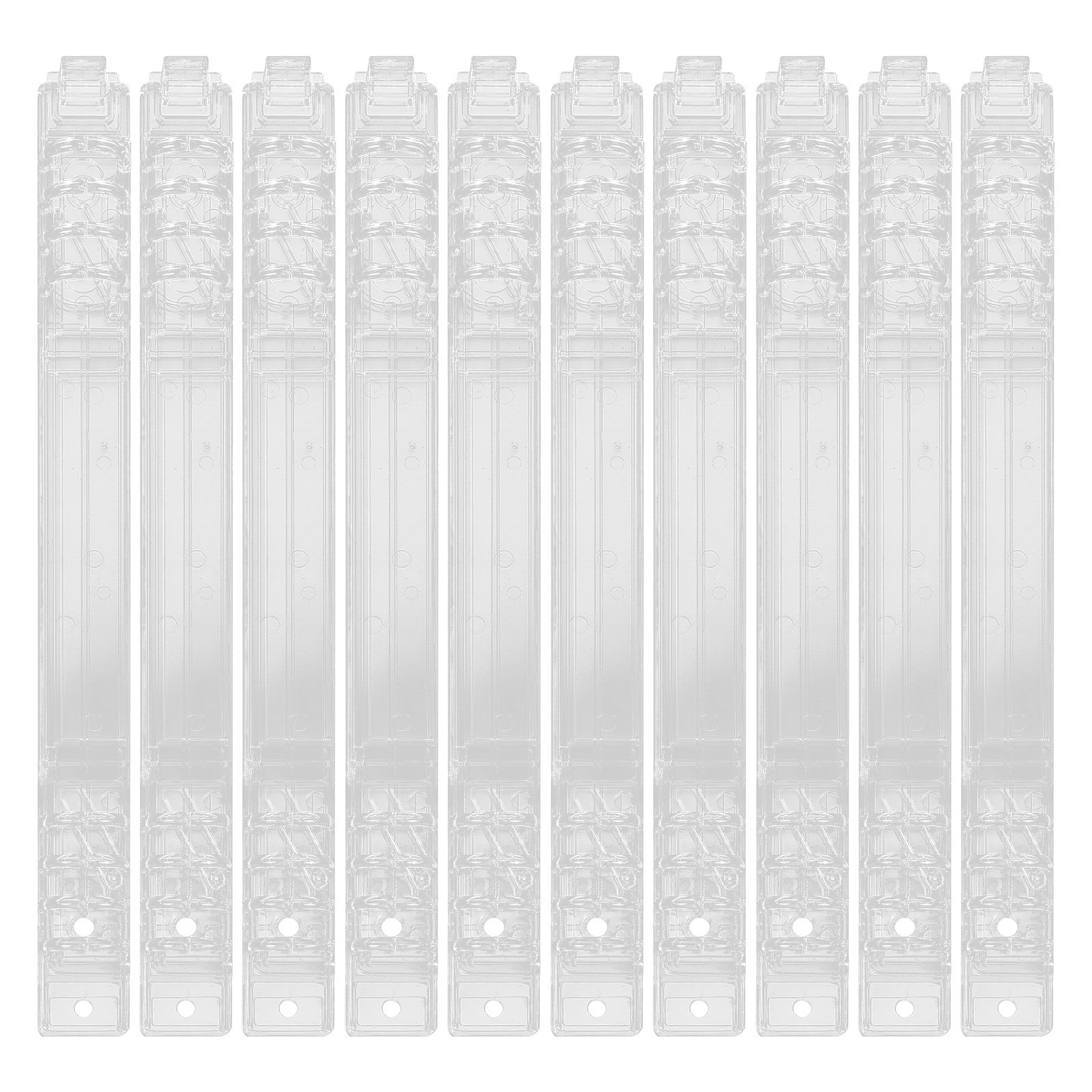 Binding Comb Plastic - 10 قطع حلقات تجليد حلزونية للورق