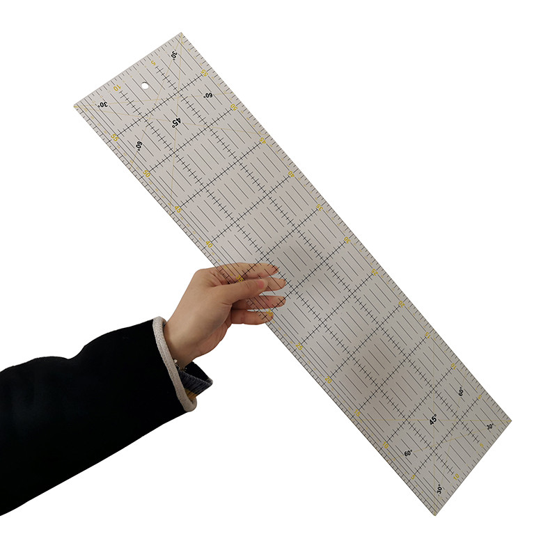 Ruler Set Transparent - 1 قطعة 60x15x0.3 سنتيمتر الاكريليك خليط