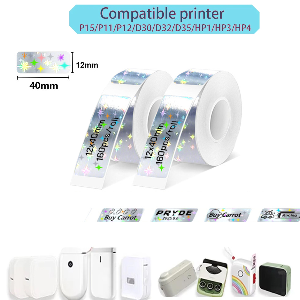 Label Printer Tape - P15 صانع الملصقات الشريط المحمولة ذاتية