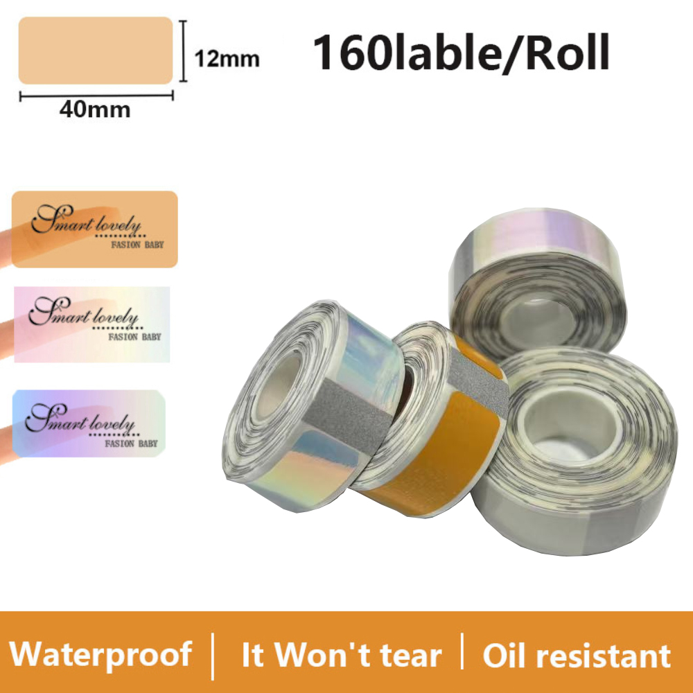 Label Printer Tape - ملصق شفاف 12*40 مللي متر 160