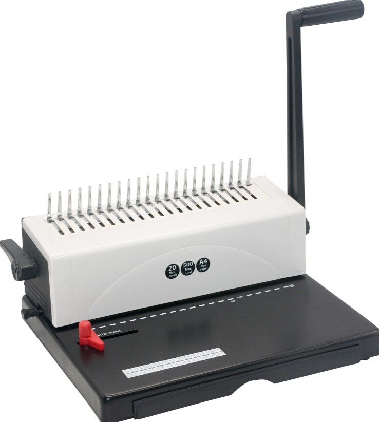 Binding Comb Plastic - آلة تجليد الكتب بحلقات بلاستيكية مقاس