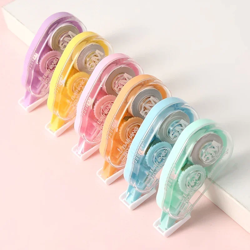 Correction Tape Roller - 6 قطعة/مجموعة شريط تصحيح أبيض اللون