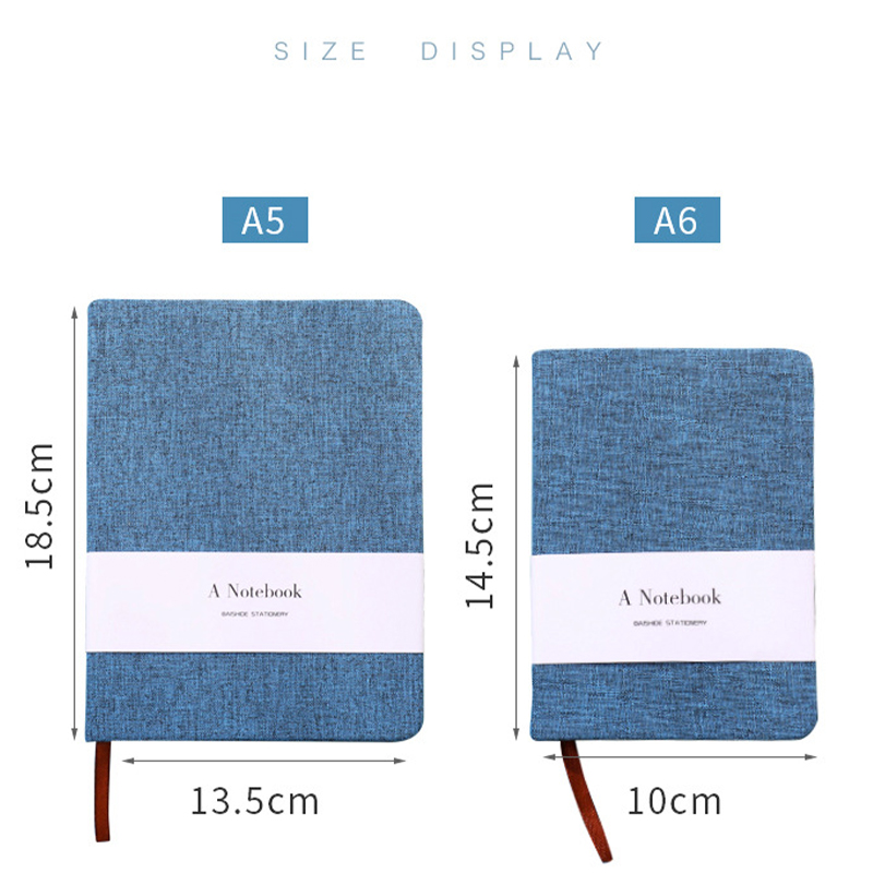 دفتر ملاحظات بغلاف قماشي A5 A6 - مراجعة Notebook Dotted A5 وسعره