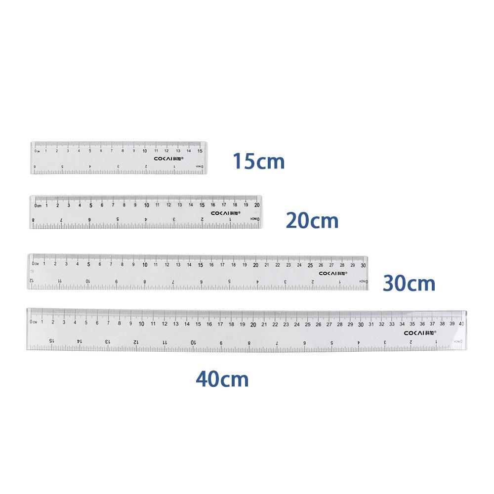 أدوات مكتبية: مسطرة مستقيمة مت - مراجعة Ruler Set Transparent وسعره