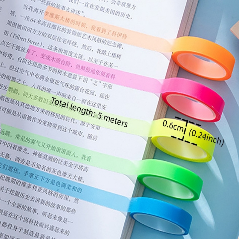 5 لفات ملاحظة لاصقة متعددة الأ - مراجعة Correction Tape Roller وسعره