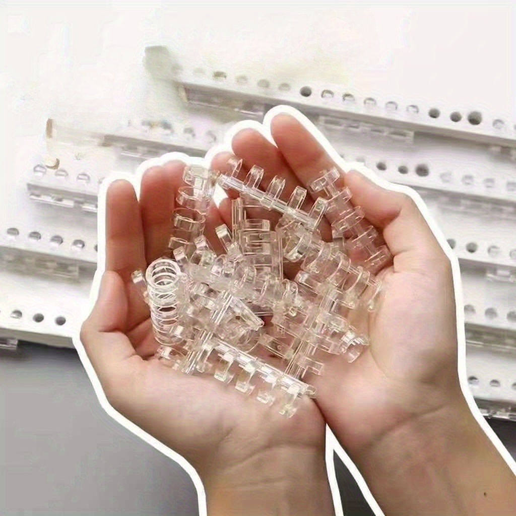 10 قطعة 5-حلقة ملزمة الأشواك ا - مراجعة Binding Comb Plastic وسعره