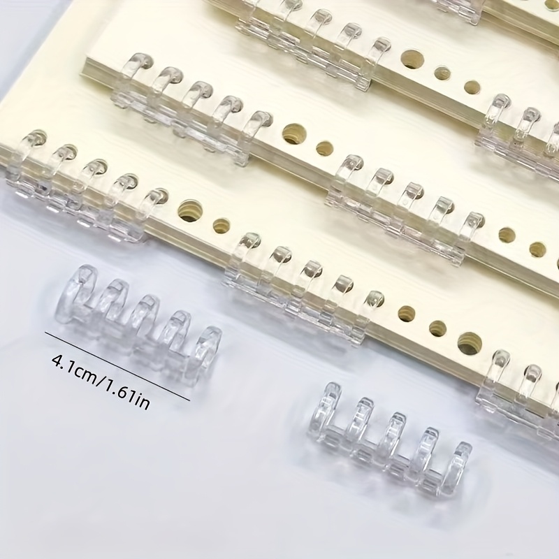 10 قطعة 5-حلقة ملزمة الأشواك ا - مراجعة Binding Comb Plastic وسعره