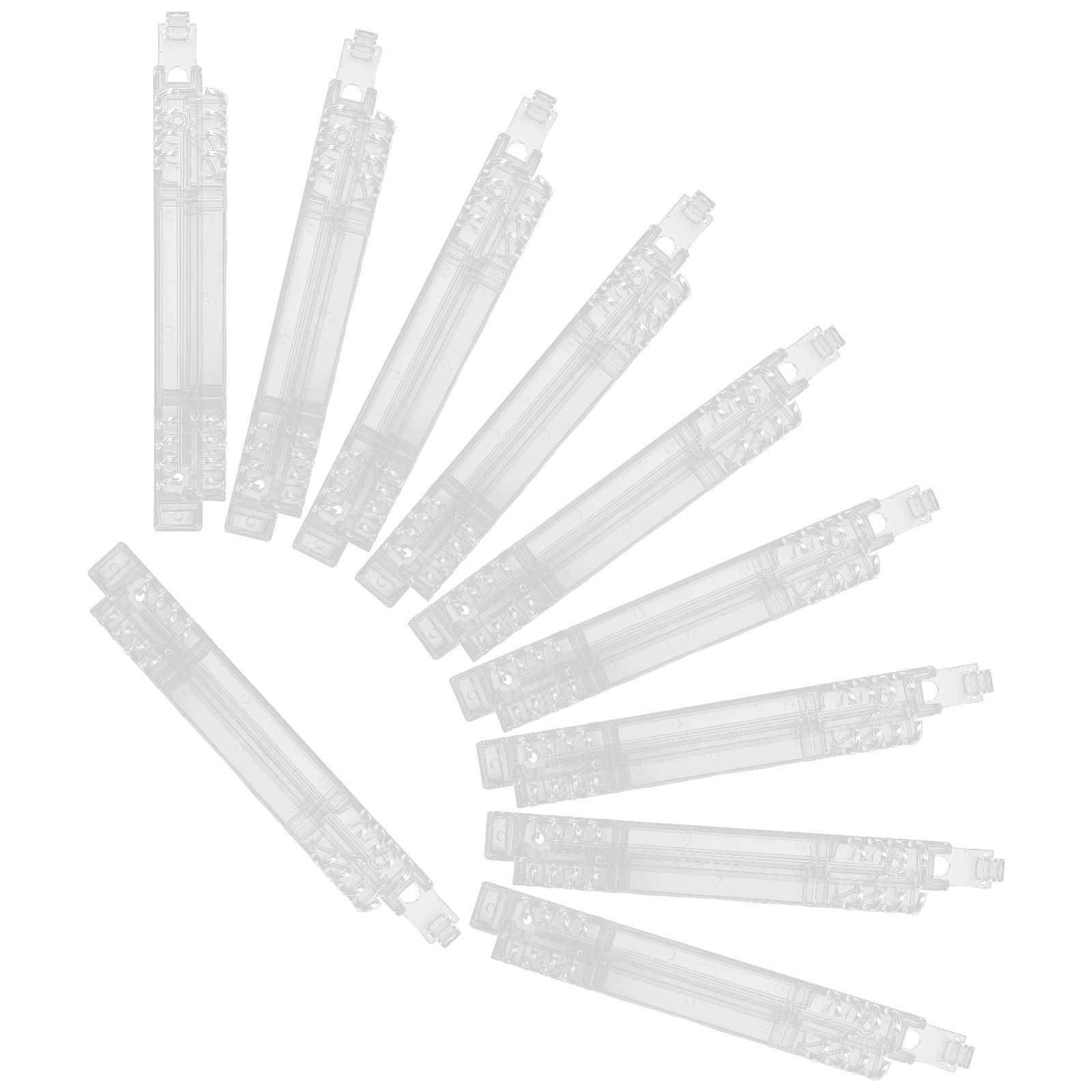 10 قطع حلقات تجليد حلزونية بلا - مراجعة Binding Comb Plastic وسعره