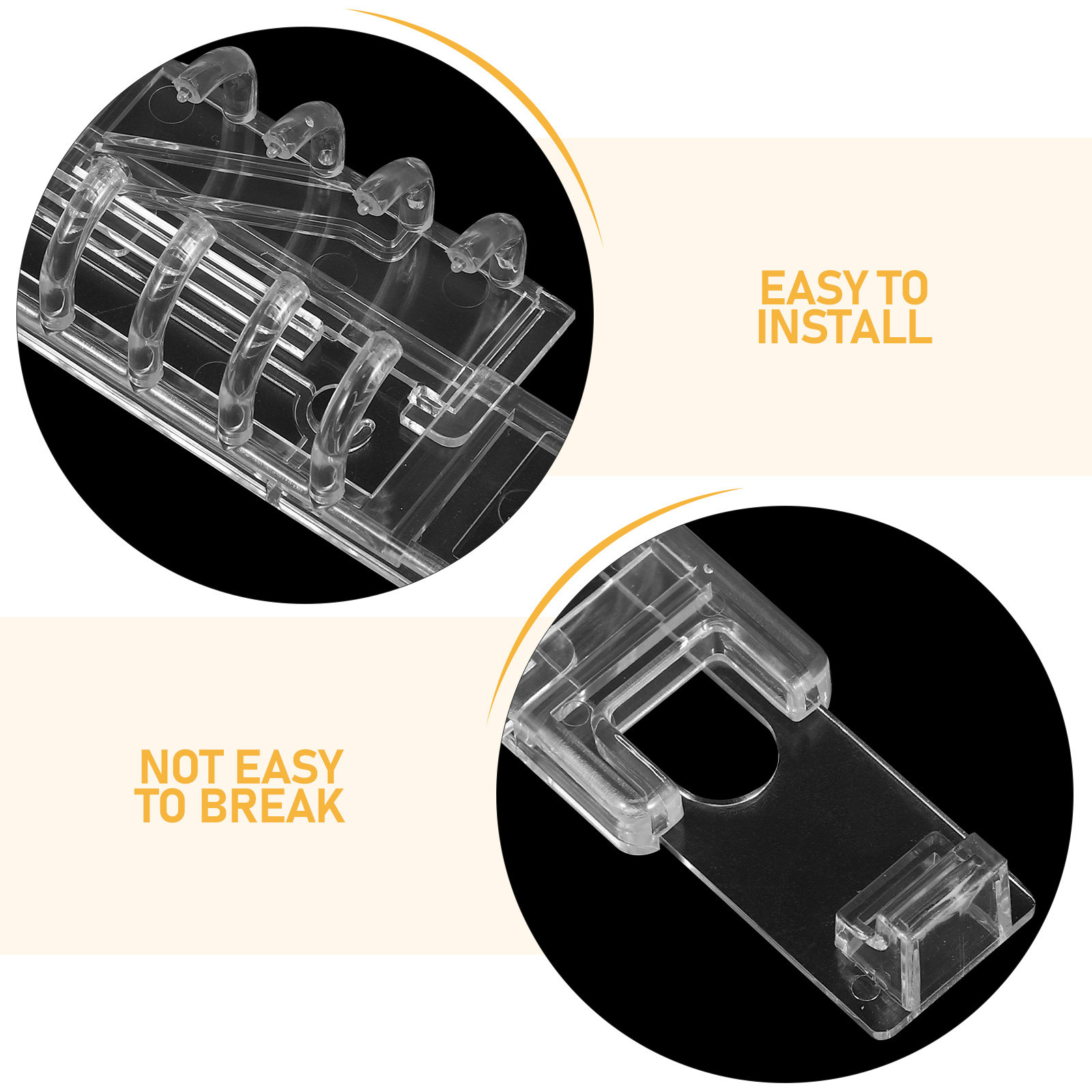 10 قطع حلقات تجليد حلزونية بلا - مراجعة Binding Comb Plastic وسعره