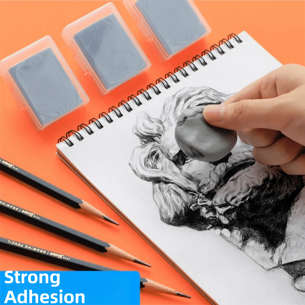 4 قطعة محايات رسم ناعمة تصحيح  - مراجعة Rubber Eraser Kneaded وسعره