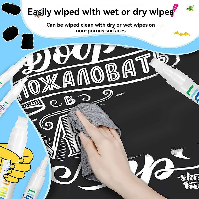5 قطع/مجموعة علامات الطباشير ا - مراجعة Whiteboard Marker Set وسعره