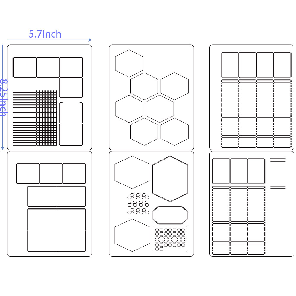 6 حزمة قابلة لإعادة الاستخدام  - مراجعة Notebook Dotted A5 وسعره