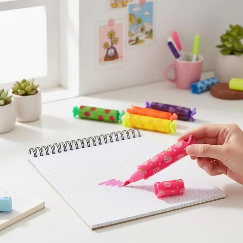 [جديد] 6 قطع أقلام تحديد صغيرة - مراجعة Highlighter Set Pastel وسعره