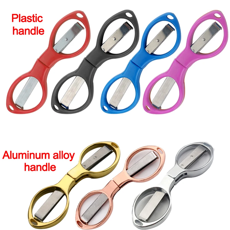 مقص صغير قابل للطي بمقبض بلاست - مراجعة Scissors Stainless Craft وسعره