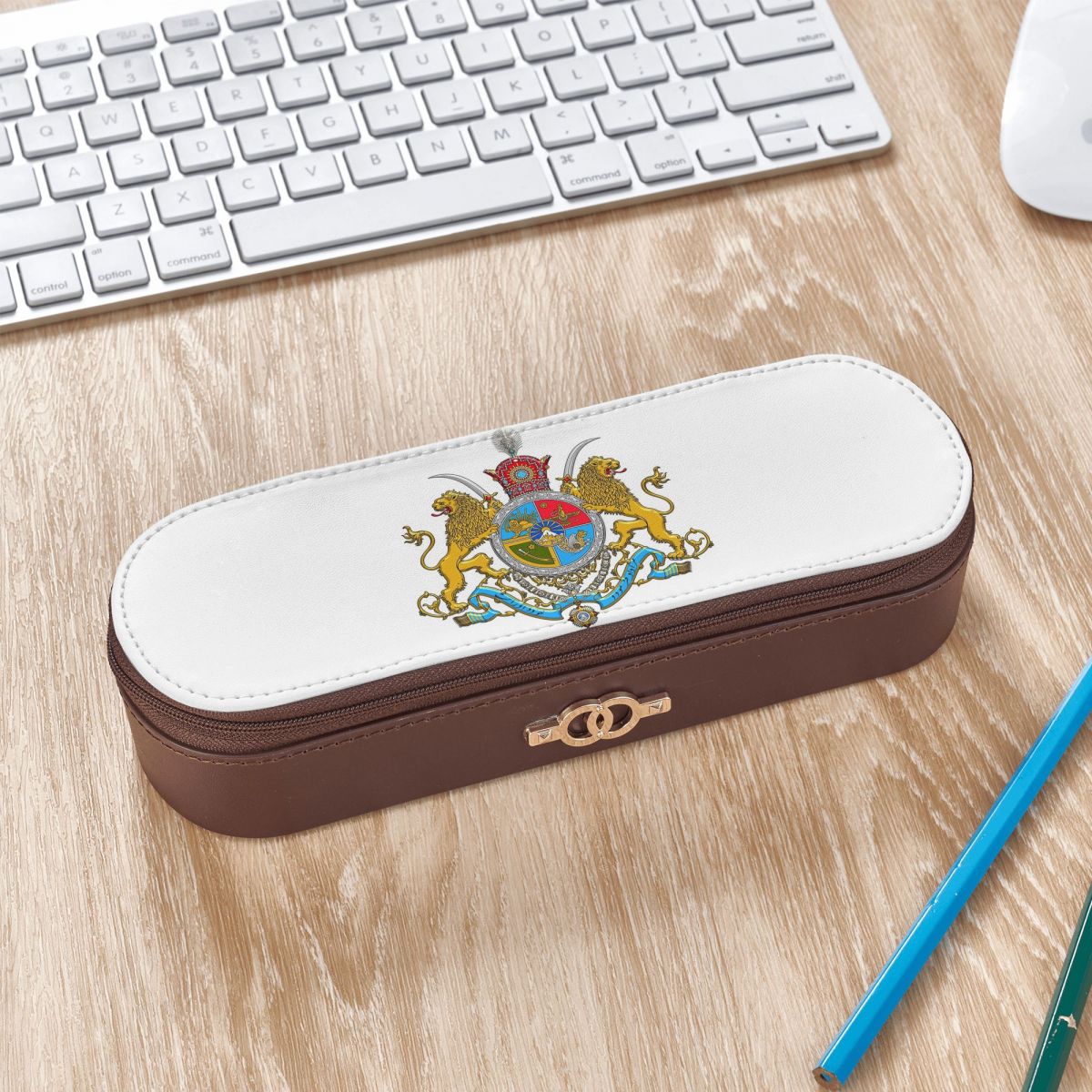 حافظة أقلام جلدية بتصميم علم إ - مراجعة Lion Stationery & Office Supply(Kunshan)Co.Ltd وسعره