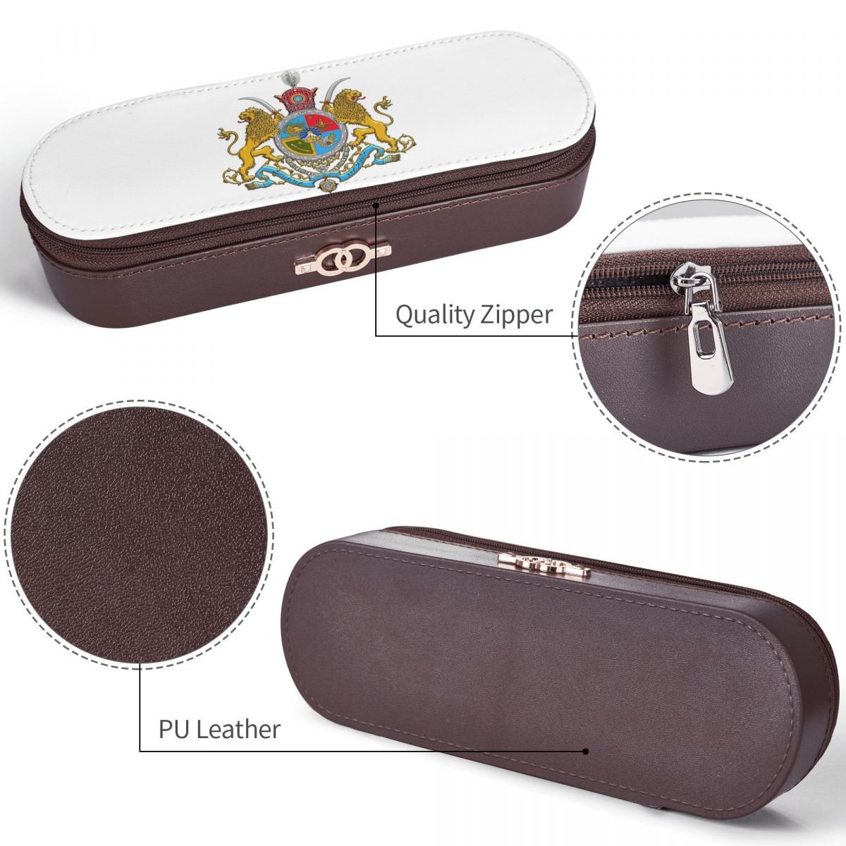 حافظة أقلام جلدية بتصميم علم إ - مراجعة Lion Stationery & Office Supply(Kunshan)Co.Ltd وسعره