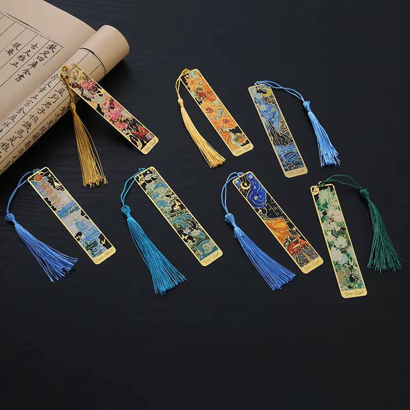 1-6-12 قطعة علامة كتاب معدنية  - مراجعة Office Supply Office Stationery Items وسعره