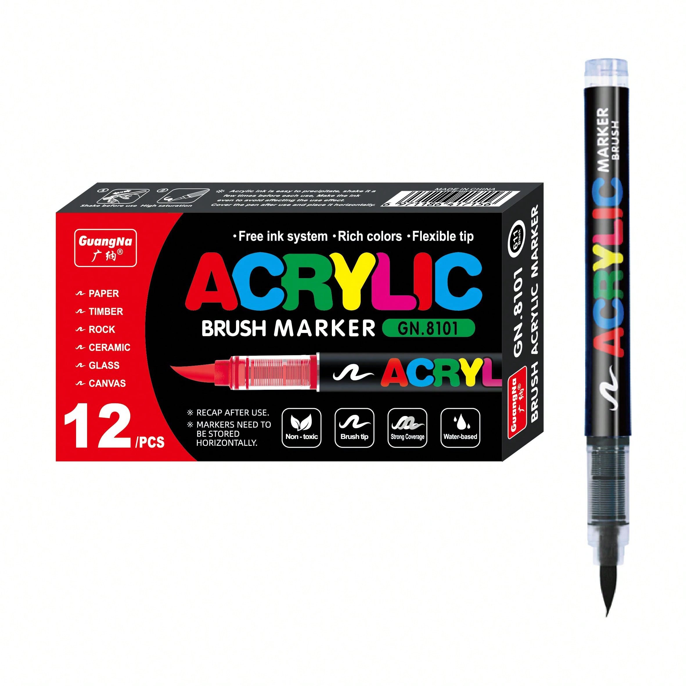 مجموعة من 12 قلم تحديد أكريليك - مراجعة Whiteboard Marker Set وسعره