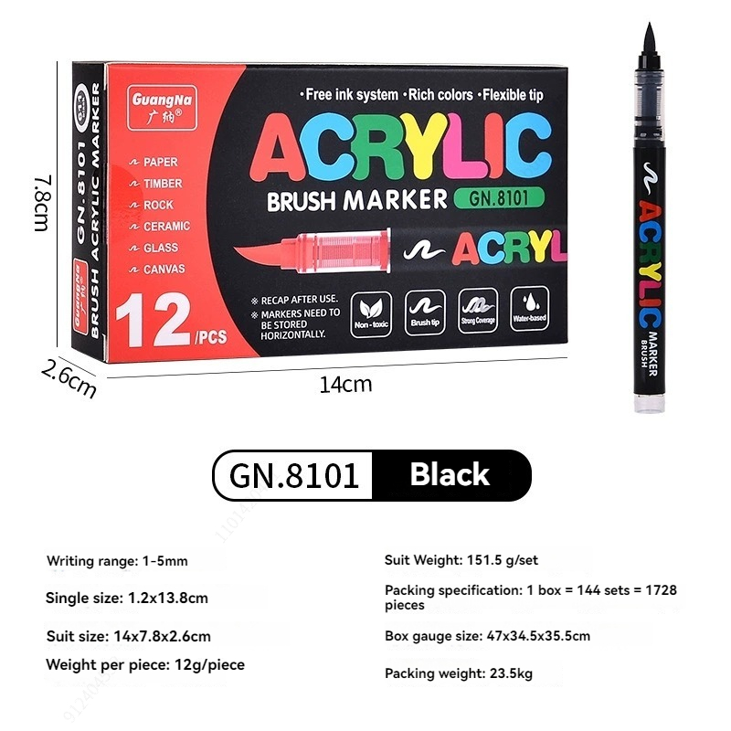 مجموعة من 12 قلم تحديد أكريليك - مراجعة Whiteboard Marker Set وسعره