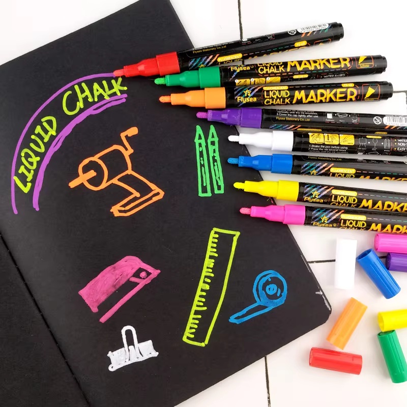 8 قطع من أقلام الطباشير السائل - مراجعة Whiteboard Marker Set وسعره