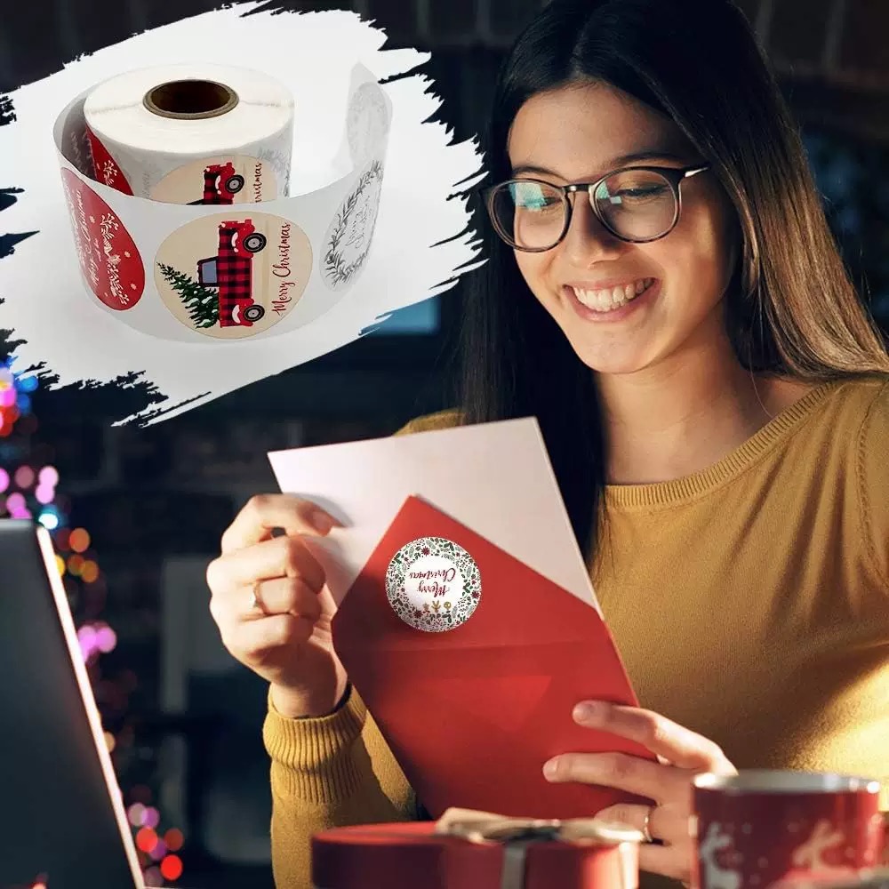 100-500 قطعة 1 بوصة 2025 عيد م - مراجعة Label Printer Tape وسعره