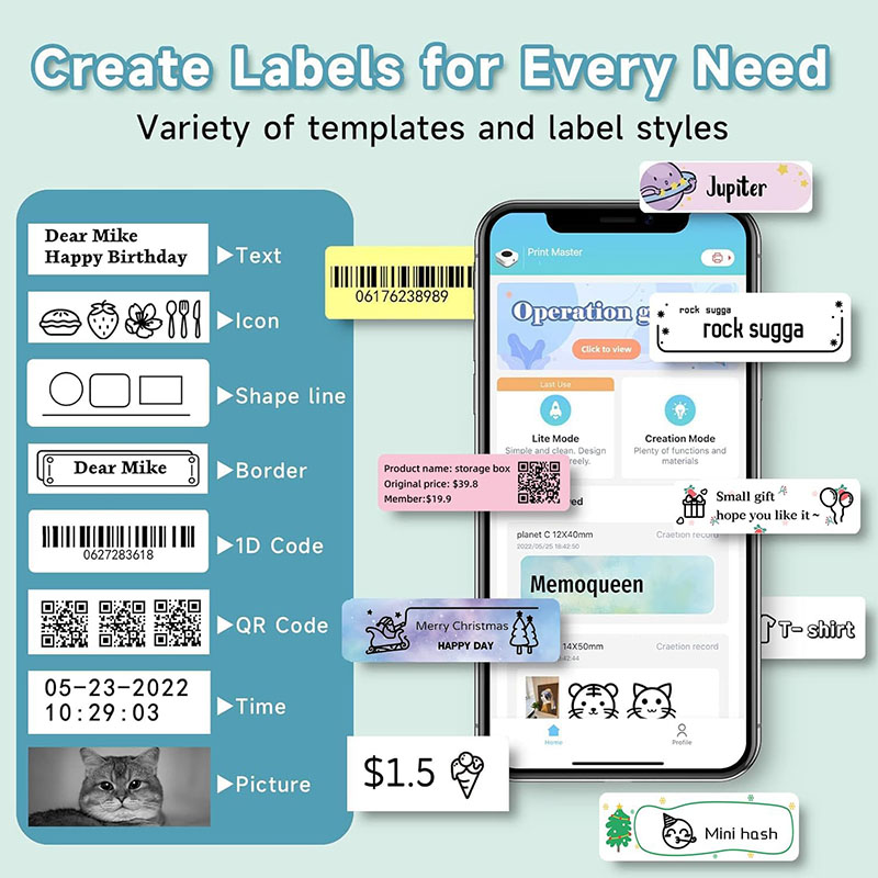شريط ملصقات حراري مقاس 12*40 م - مراجعة Label Printer Tape وسعره