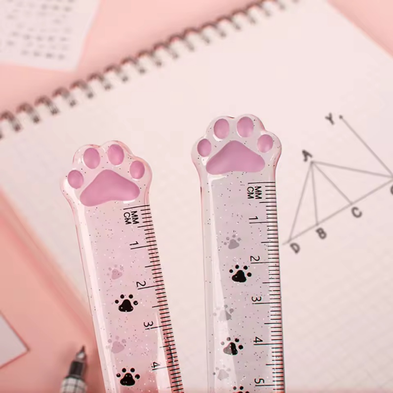 مسطرة بتصميم مخلب القط، مسطرة  - مراجعة Ruler Set Transparent وسعره