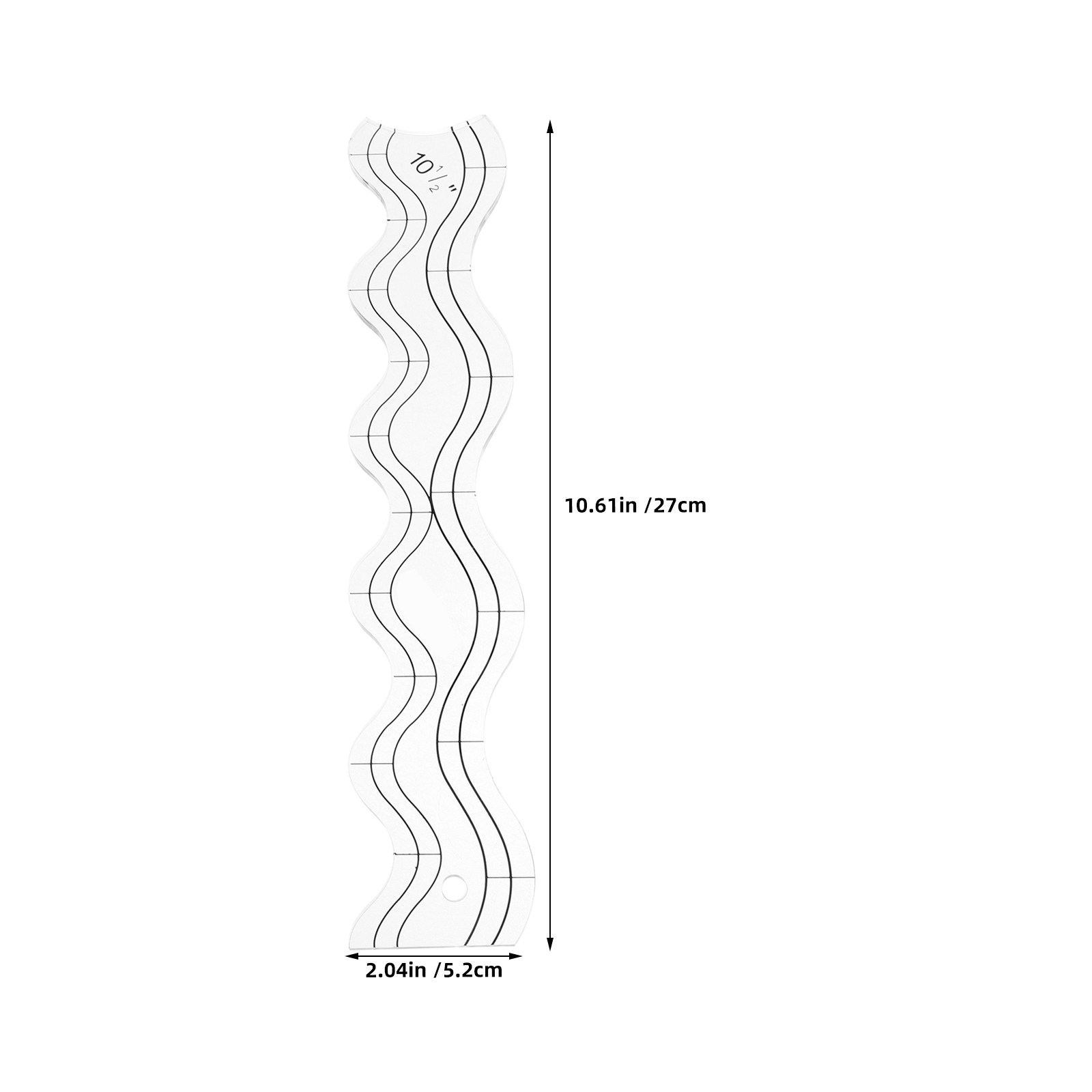 مجموعة من قطعتين من مساطر الخي - مراجعة Ruler Set Transparent وسعره
