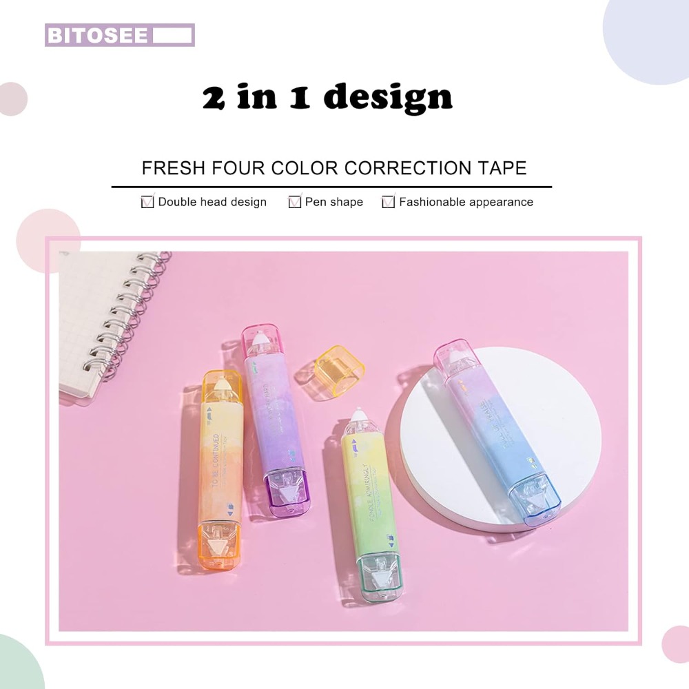 شريط تصحيح 2 في 1 وشريط لاصق ذ - مراجعة Correction Tape Roller وسعره