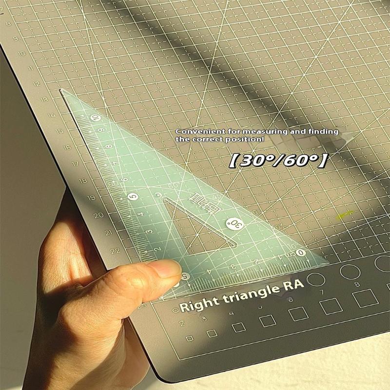 4 قطعة/المجموعة 15 سنتيمتر هلا - مراجعة Ruler Set Transparent وسعره