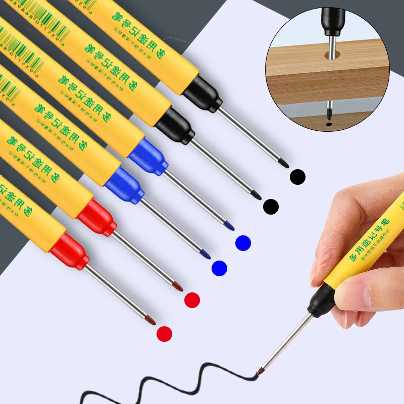 مجموعة من 6 أقلام تحديد طويلة  - مراجعة Whiteboard Marker Set وسعره