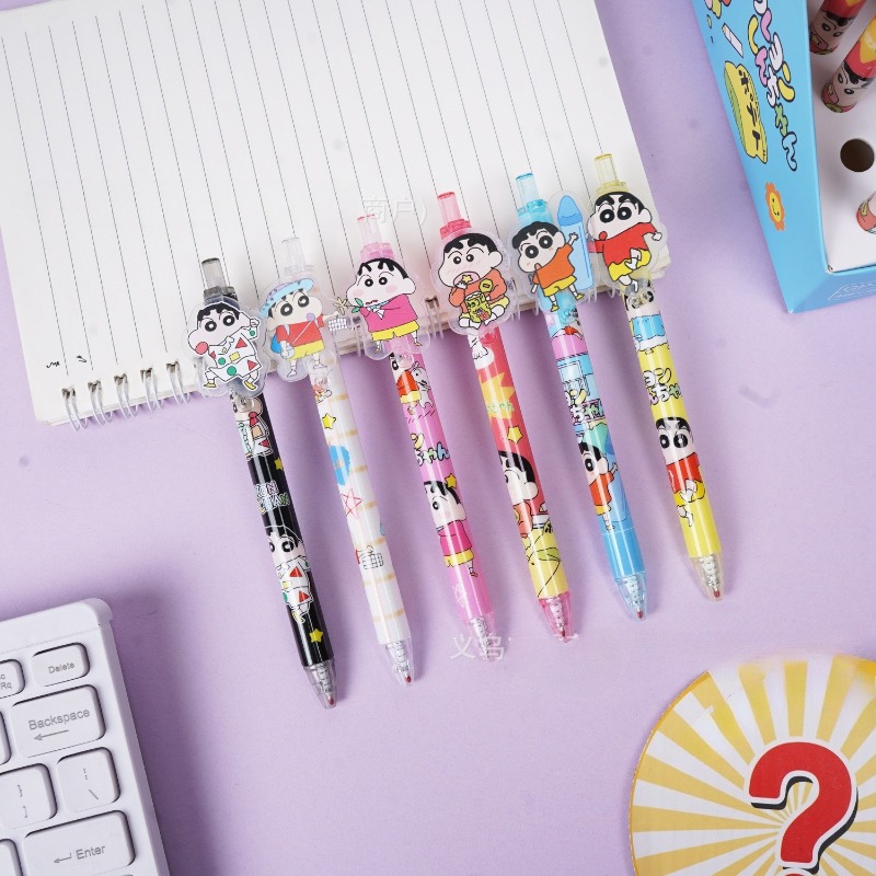 48pcs/box Crayon Shinchan Poin - مراجعة Fountain Pen Ink وسعره