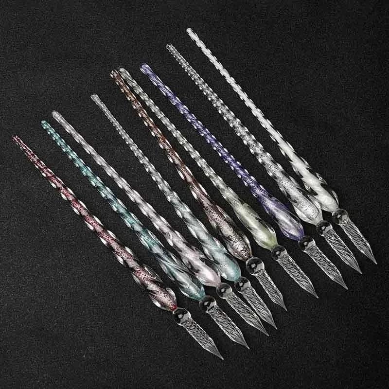 مجموعة أقلام زجاجية كريستالية  - مراجعة Fountain Pen Ink وسعره