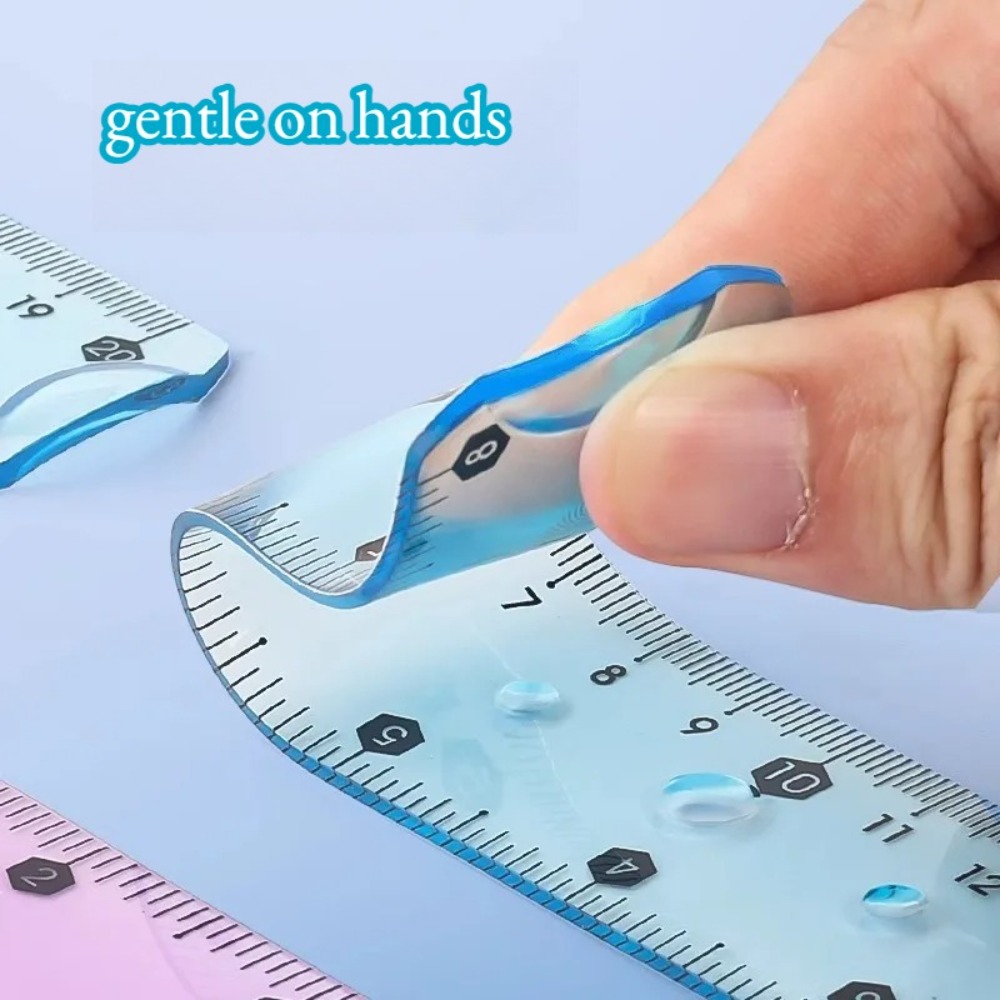 مسطرة شفافة ناعمة 1/3 قطعة، مس - مراجعة Ruler Set Transparent وسعره