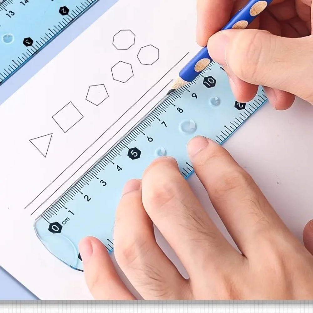 مسطرة شفافة ناعمة 1/3 قطعة، مس - مراجعة Ruler Set Transparent وسعره