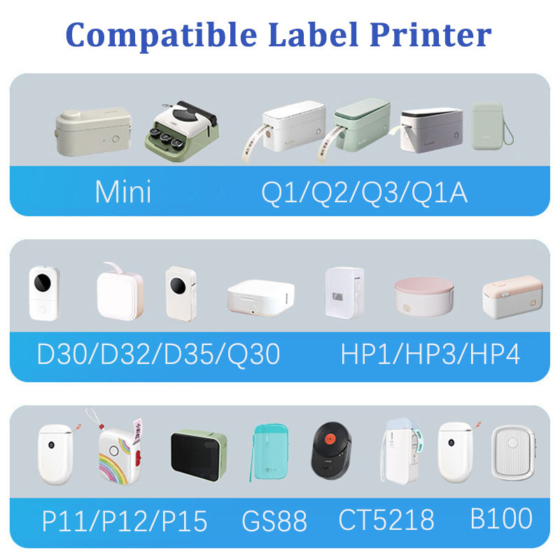ملصقات حرارية للكابلات 12*109  - مراجعة Label Printer Tape وسعره