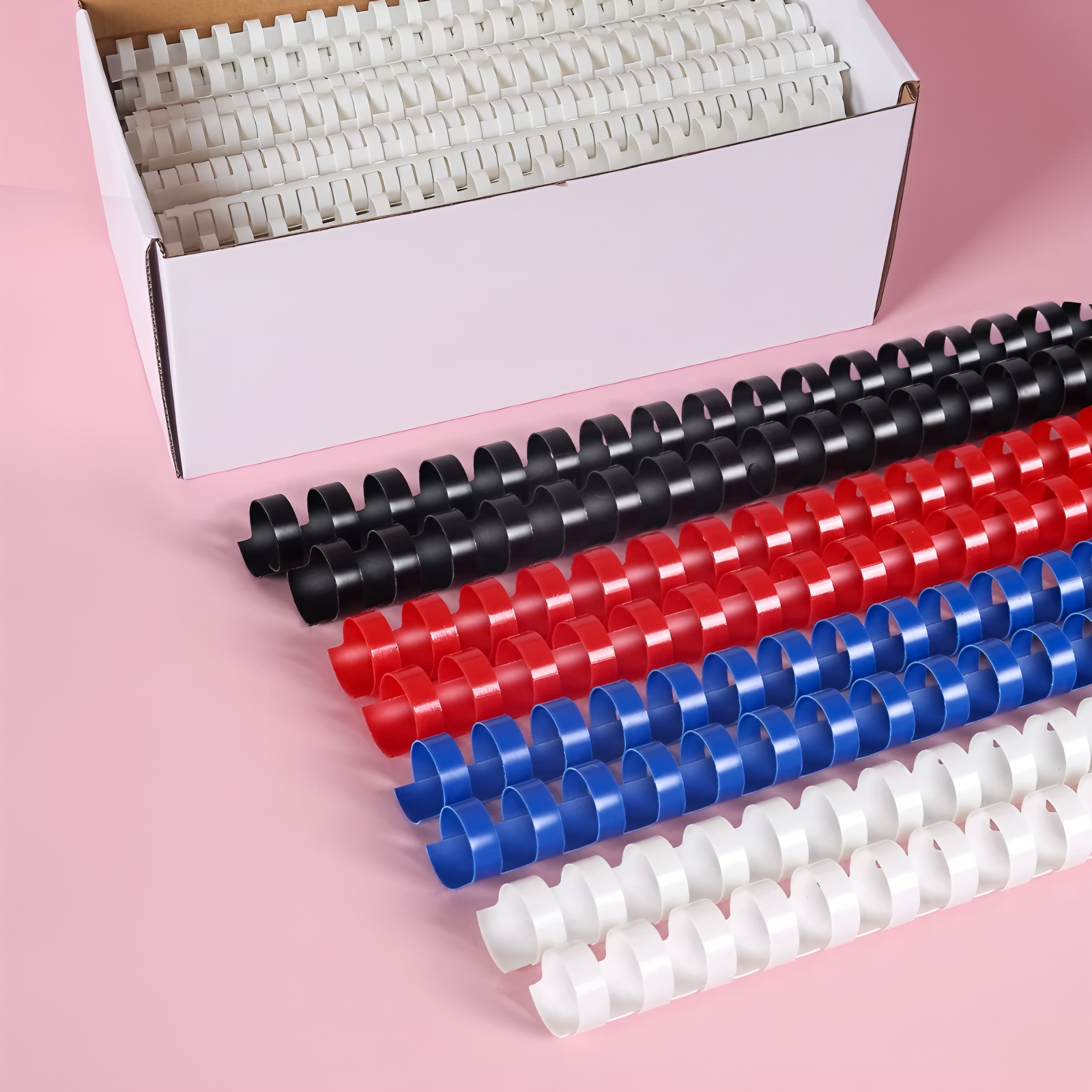 50/100 قطعة صندوق كامل من حلقا - مراجعة Binding Comb Plastic وسعره