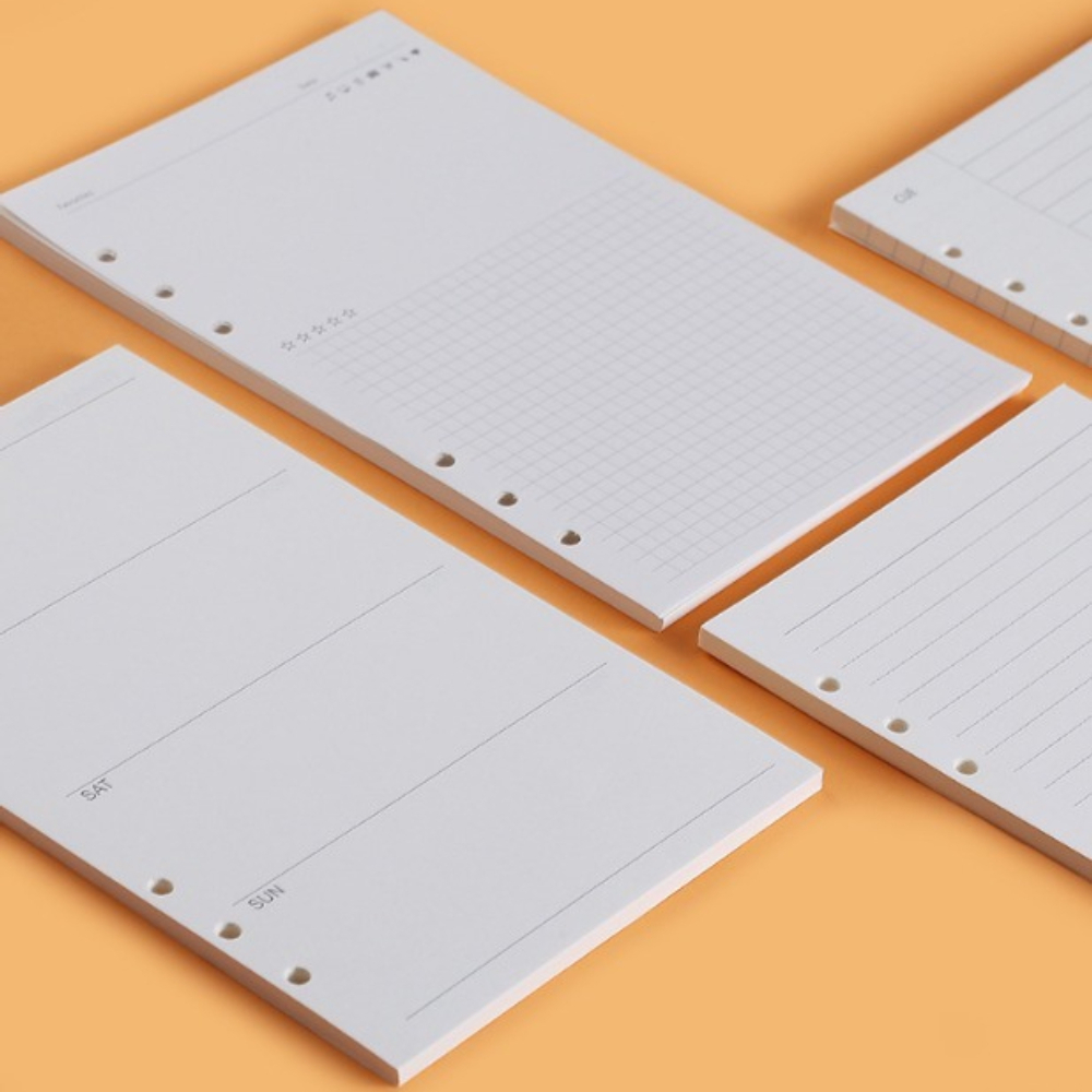 أوراق إعادة تعبئة للمخططات مقا - مراجعة Notebook Dotted A5 وسعره