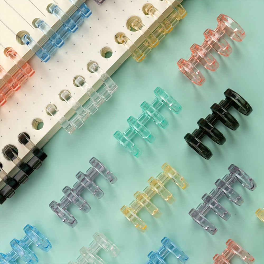 10 قطع من حلقات التدبيس البلاس - مراجعة Binding Comb Plastic وسعره